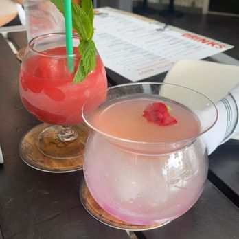 Rustic Root - Belle of the ball and strawberry fields cocktails - Cocktail Bars Near Me - San Diego, California