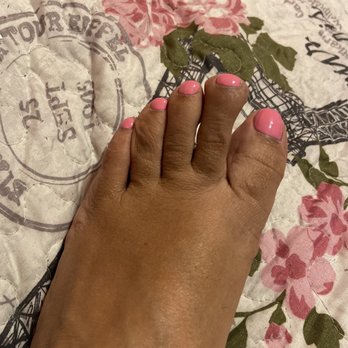 Nail Design - Gel pedicure - Nail Salons Near Me - Winston-Salem, North Carolina