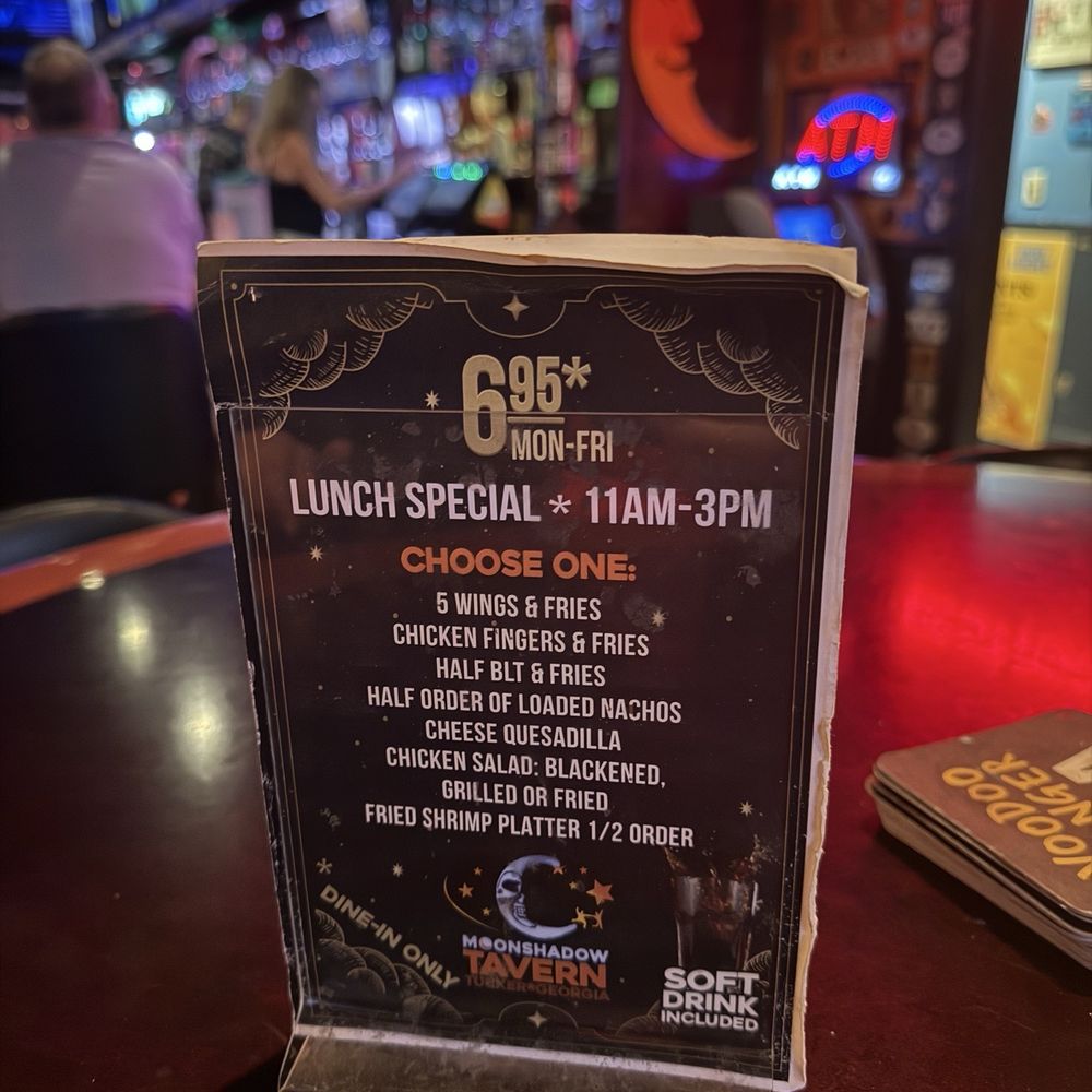 MoonShadow Tavern - Specials - Pubs Near Me - Tucker, Georgia