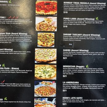 786 Degrees - Menu - Pizza Near Me - Los Angeles, California