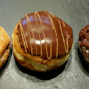 Styertowne Bakery - Left to right: PB&J, Tiramisu, and Triple Threat doughnuts. - Bakeries Near Me - Clifton, New Jersey Styertowne Bakery - Left to right: PB&J, Tiramisu, and Triple Threat doughnuts. - Bakeries Near Me - Clifton, New Jersey