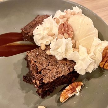 Incheon Restaurant - Choco - Brownie, Assorted Nuts, Spicy Chocolate, Vanilla Ice Cream, Whipped Cream - Korean Near Me - Annandale, Virginia Incheon Restaurant - Choco - Brownie, Assorted Nuts, Spicy Chocolate, Vanilla Ice Cream, Whipped Cream - Korean Near Me - Annandale, Virginia