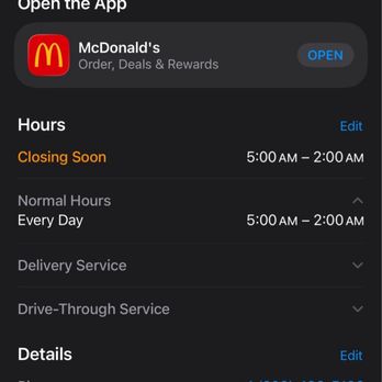 McDonalds - Time on when McDonald closes - Fast Food Near Me - Lodi, California McDonalds - Time on when McDonald closes - Fast Food Near Me - Lodi, California