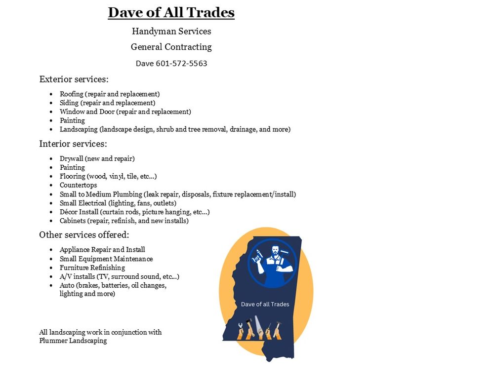 Slide of Dave Of All Trades