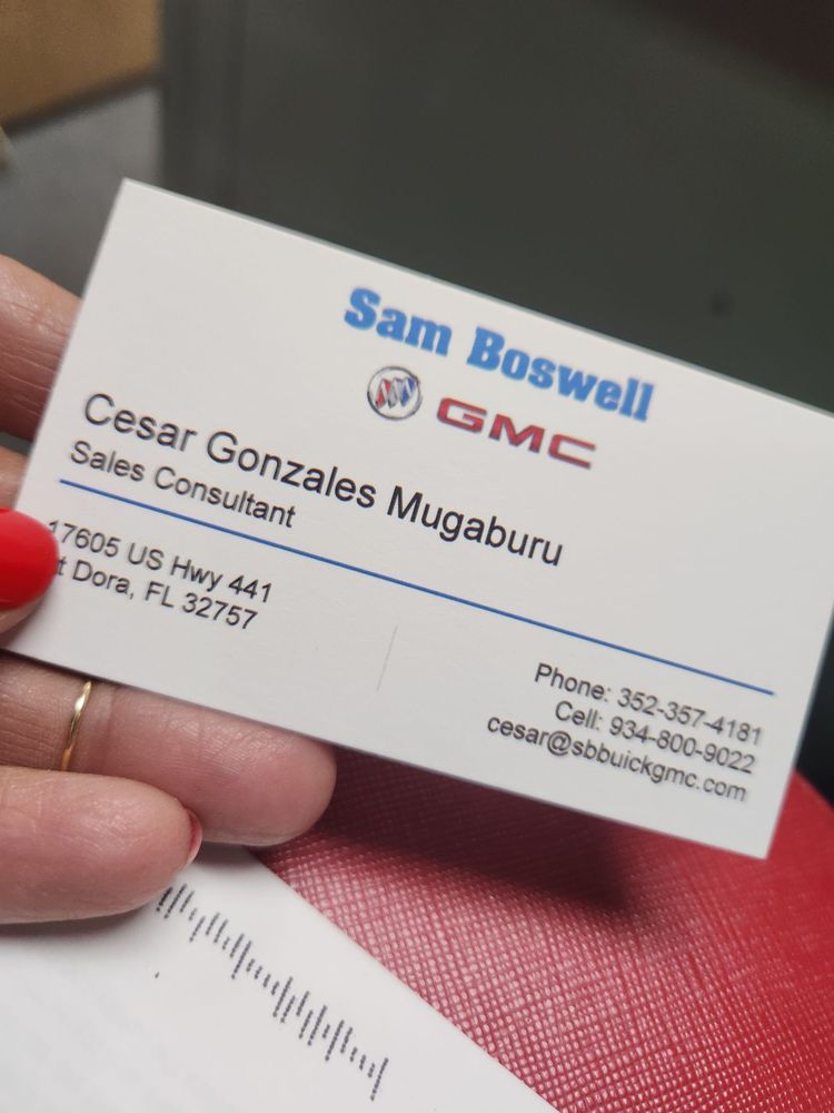 SAM BOSWELL BUICK GMC Updated October 2024 17605 US441, Mount Dora