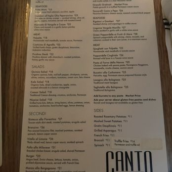 Canto - Upper West Side - Italian Near Me - New York, New York Canto - Upper West Side - Italian Near Me - New York, New York