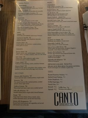 Menu photo 2 Canto - Upper West Side New York, NY Menu photo 2 Canto - Upper West Side New York, NY