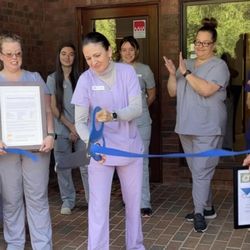 Pinnacle Veterinary Group - Ribbon Cutting Celebration for 1st Year in Business.
