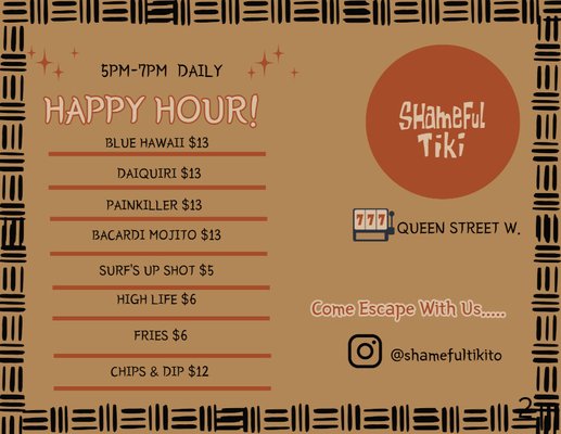The Shameful Tiki Room Toronto by null