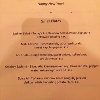 Moon & Turtle - Spicy ahi tartare on menu - Seafood Near Me - Hilo, Hawaii