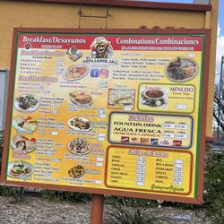 Taqueria el Grullense Jal - Menu