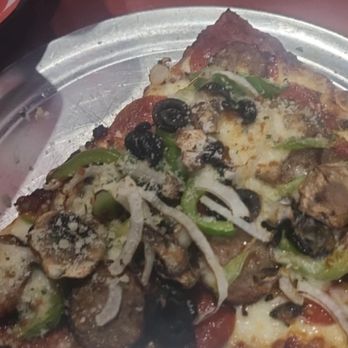 Bronx Pizza And Pints - The Empire- a very complete Supreme slice - Pizza Near Me - Wichita, Kansas
