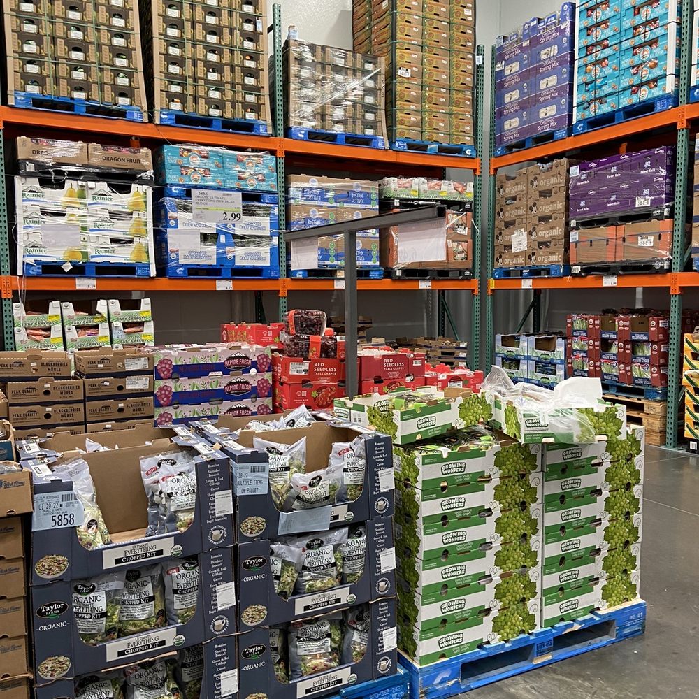 Costco Wholesale - Fruits and vegetables inside their cooler room. - Wholesale Stores Near Me - Orlando, Florida Costco Wholesale - Fruits and vegetables inside their cooler room. - Wholesale Stores Near Me - Orlando, Florida