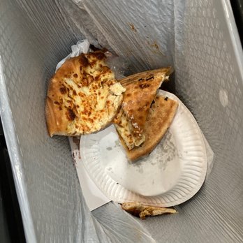 Pizza D'Amore - Threw this stroke causing piece of salt pizza into the trash can!! - Pizza Near Me - Stanton, California