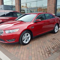 At Dutro on 12/8/18 2018 Ford Taurus SEL AWD Ruby Red Metallic. They had her parked right in front waiting for me. $9500 discount!
