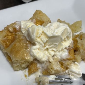 Gratitude Cafe and Takeout - Save room for dessert! Peach cobbler - Cafes Near Me - Granite Falls, North Carolina Gratitude Cafe and Takeout - Save room for dessert! Peach cobbler - Cafes Near Me - Granite Falls, North Carolina