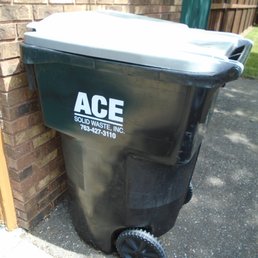 ACE Solid Waste - My recycling can - the only thing left after cancelling my trash service. - recycling - Recycling Center Near Me - Ramsey, Minnesota