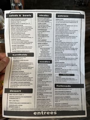 Menu photo 1 drafthouse Janesville, WI