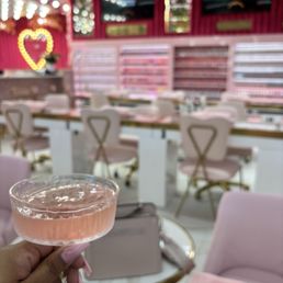 Cotton candy champagne