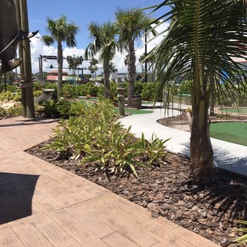 Lighthouse Cove Adventure Golf - Pic of the first part of the Paradise Falls course. - Mini Golf Near Me - Cocoa Beach, Florida Lighthouse Cove Adventure Golf - Pic of the first part of the Paradise Falls course. - Mini Golf Near Me - Cocoa Beach, Florida