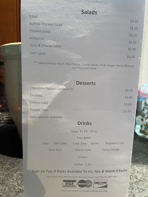 Menu photo 4 Pizza City Strasburg, PA