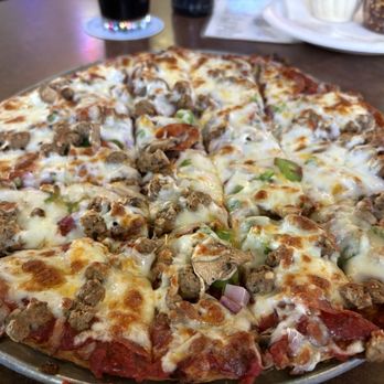 Caddy Shack - Supreme large pizza - Dive Bars Near Me - Kansas City, Missouri Caddy Shack - Supreme large pizza - Dive Bars Near Me - Kansas City, Missouri