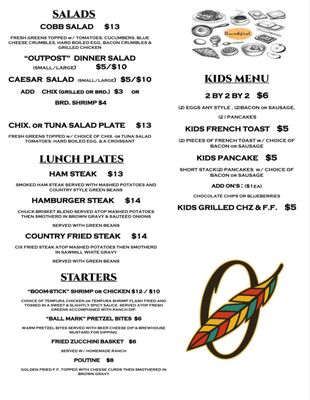 Menu photo 6 The Outpost Bar & Grille Indiantown, FL