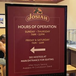 Seminole Casino Brighton - Josiah's Hours of Operation