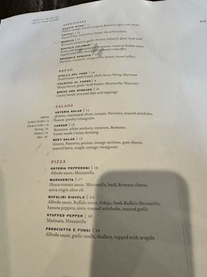 Menu photo 3 Osteria 166 Buffalo, NY