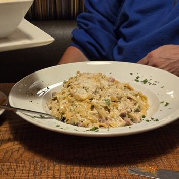 Don Camillo Tuscan Grill - Gluten Free Pasta Carbonara - Italian Near Me - Hickory Creek, Texas