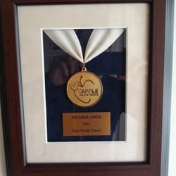 Best World Travel Inc - Apple Vacation Premier Apple Award 2013