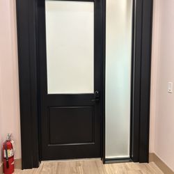 Bridal Closet - The very aesthetic exit door from the back
