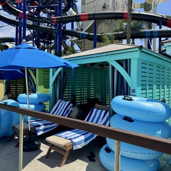 Six Flags Hurricane Harbor - Front of cabana - Water Parks Near Me - Valencia, California Six Flags Hurricane Harbor - Front of cabana - Water Parks Near Me - Valencia, California