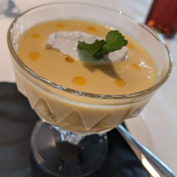 Artichoke Grill - chilled Sweet & Spicy Mango Soup is glorious - American Near Me - Scottsdale, Arizona