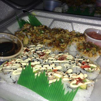 Sushi-Yama - 1 California spicy roll 1 Crunchy roll - Sushi Bars Near Me - Grand Rapids, Michigan Sushi-Yama - 1 California spicy roll 1 Crunchy roll - Sushi Bars Near Me - Grand Rapids, Michigan