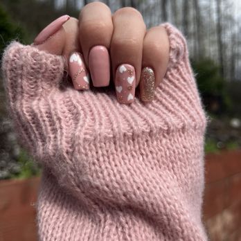 Aqua Nail Spa - February birthday nails - Nail Salons Near Me - Santa Rosa, California