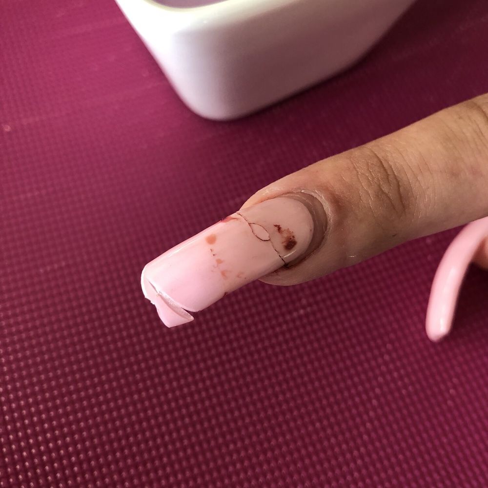 Rainbow Nail - My daughters nails were all breaking painfully a week later - Nail Salons Near Me - Dublin, California
