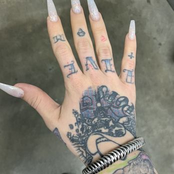 NTV Nails - So pretty! Encapsulated glitter - Nail Salons Near Me - Spring, Texas