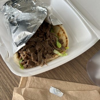 Istanbul Mediterranean Halal - Lamb Döner (Shawarma) Pita - Mediterranean Near Me - Las Vegas, Nevada