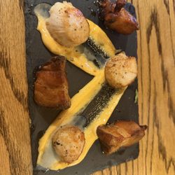 Pork Belly and Scallops