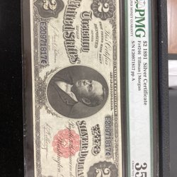 Legacy Coins - 1891 silver certificate