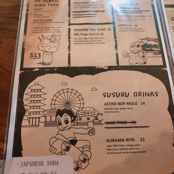 Susuru - Drink menu - Izakaya Near Me - Orlando, Florida Susuru - Drink menu - Izakaya Near Me - Orlando, Florida