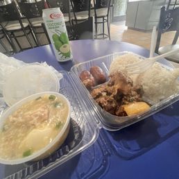 2 entree and rice 13$ 2 entree and rice 13$