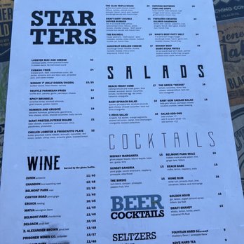 Draft - Menu - American Near Me - San Diego, California Draft - Menu - American Near Me - San Diego, California