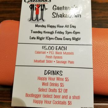 Gaetano's - killer happy hour! give me all the seafood! - Italian Near Me - Denver, Colorado