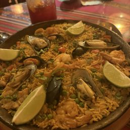 Seafood paella! Seafood paella!