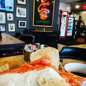 The Shop Ardsley - Their salmon and cream cheese bagel was the BOMB! - New American Near Me - Arsdley, New York The Shop Ardsley - Their salmon and cream cheese bagel was the BOMB! - New American Near Me - Arsdley, New York
