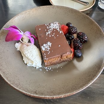 Bosscat Kitchen & Libations - CHOCOLATE BOURBON BUTTERMILK BAR - Bars Near Me - Orange, California