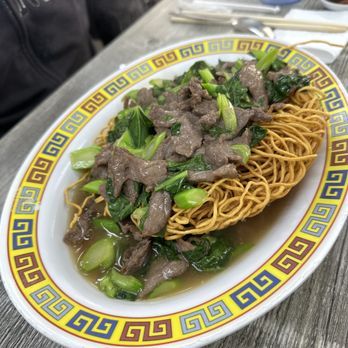 Trieu Chau Restaurant - Fried Noodle with Beef - Vietnamese Near Me - Santa Ana, California