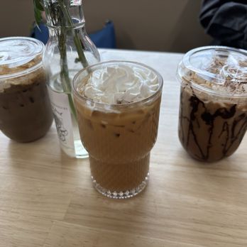 Rising For People Coffee - Cupid's bow, Hojicha latte, - Coffee & Tea Near Me - Reno, Nevada